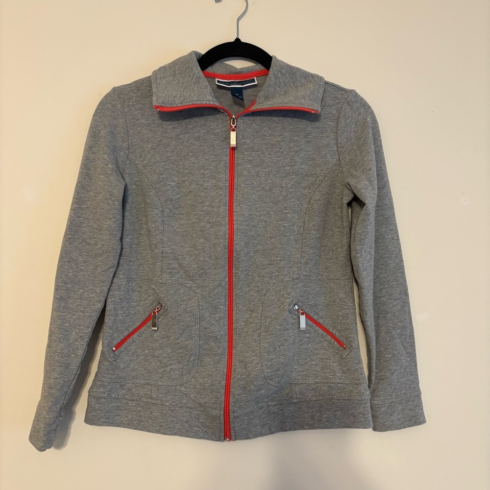 💜 3/$15. Karen Scott Jacket, petite sports, size PP